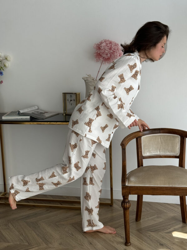 Teddy Bear Print Pyjama Set