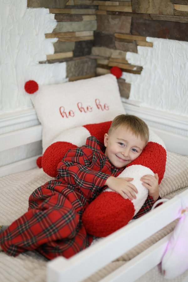 Kids’ Red Tartan Pyjama Set