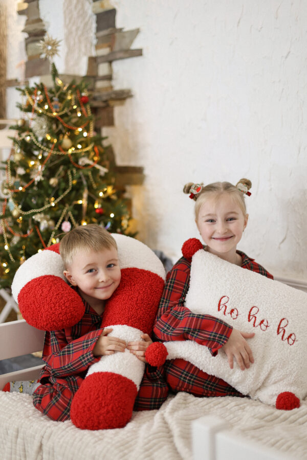 Kids’ Red Tartan Pyjama Set