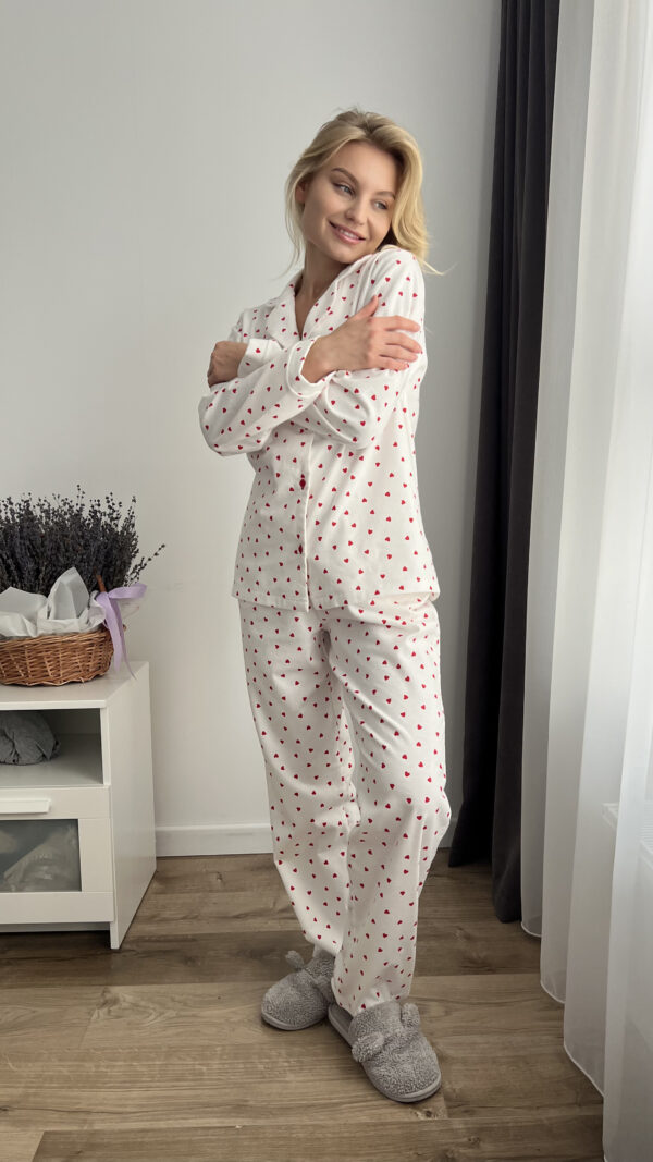 Red Hearts Pyjama Set