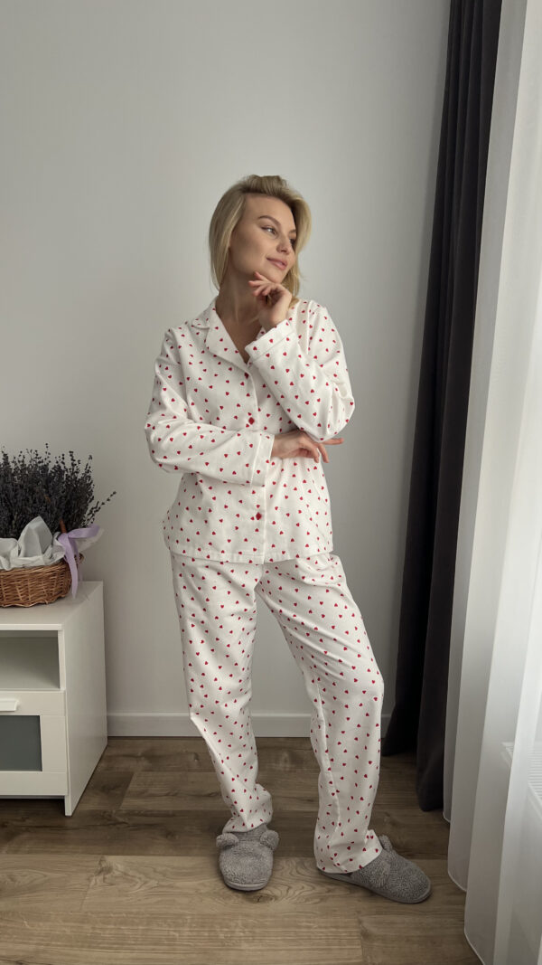 Red Hearts Pyjama Set