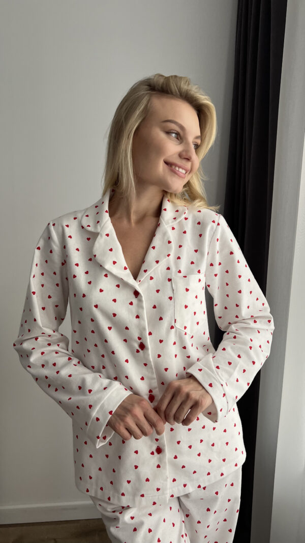 Red Hearts Pyjama Set