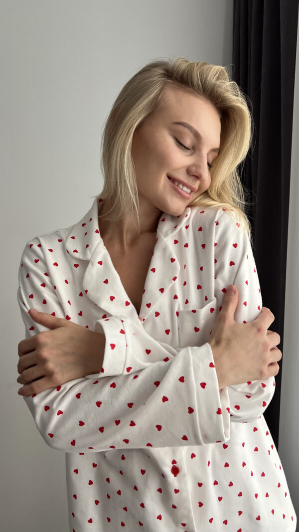 Red Hearts Pyjama Set