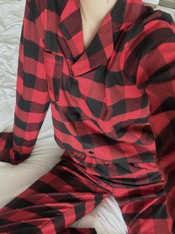 Red Check Women’s Pyjama Set