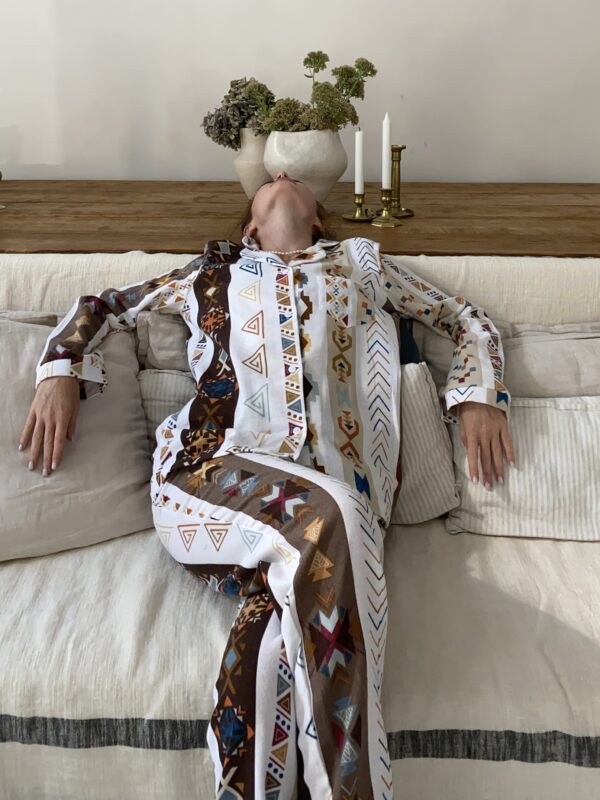 Ethnic Pattern Pyjama Set
