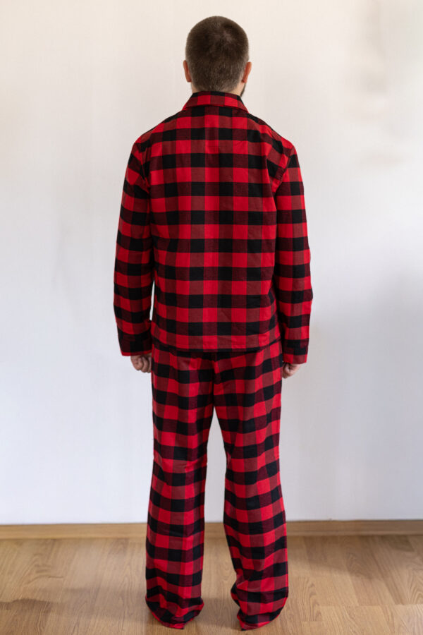 Red Check Men’s Pyjama Set