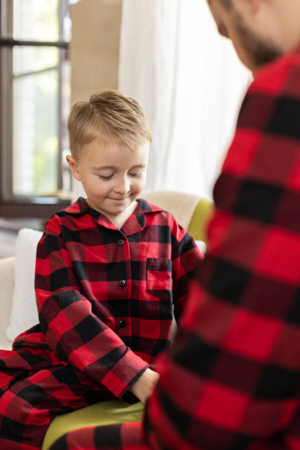 Red Check Kids’ Pyjama Set