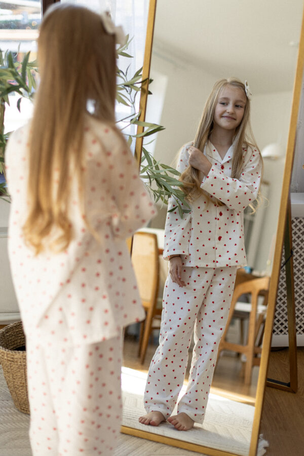 Red Hearts Kids’ Pyjama Set