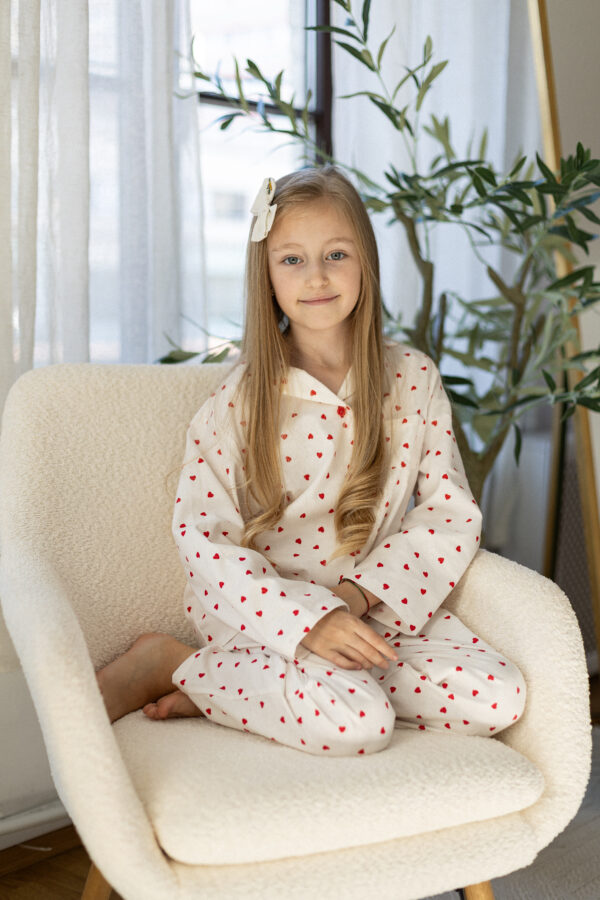 Red Hearts Kids’ Pyjama Set