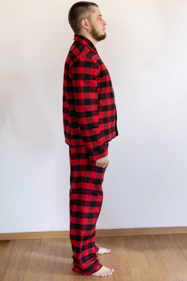 Red Check Men’s Pyjama Set
