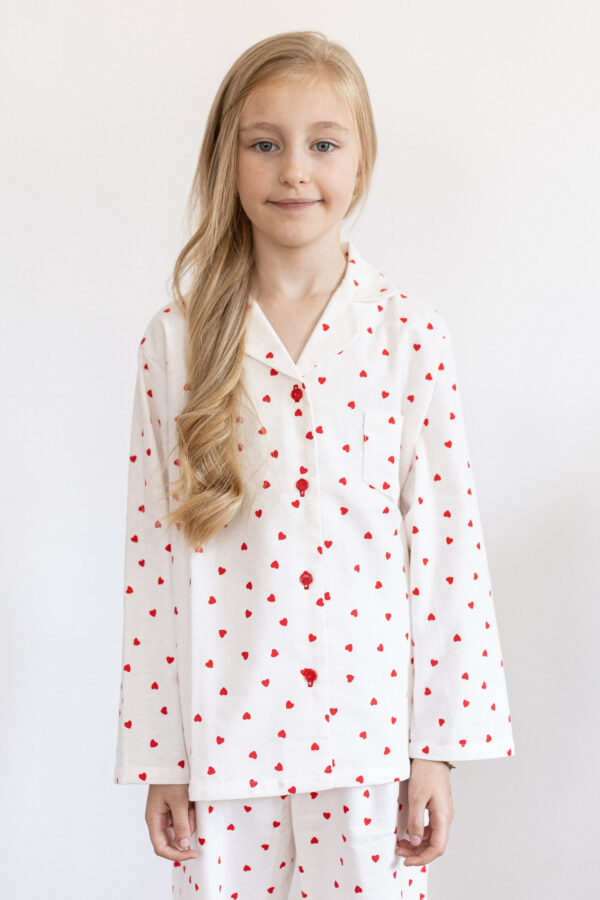Red Hearts Kids’ Pyjama Set