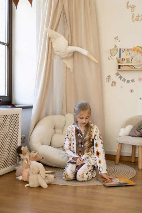 Ethnic Pattern Kids’ Pyjama Set - Afbeelding 2
