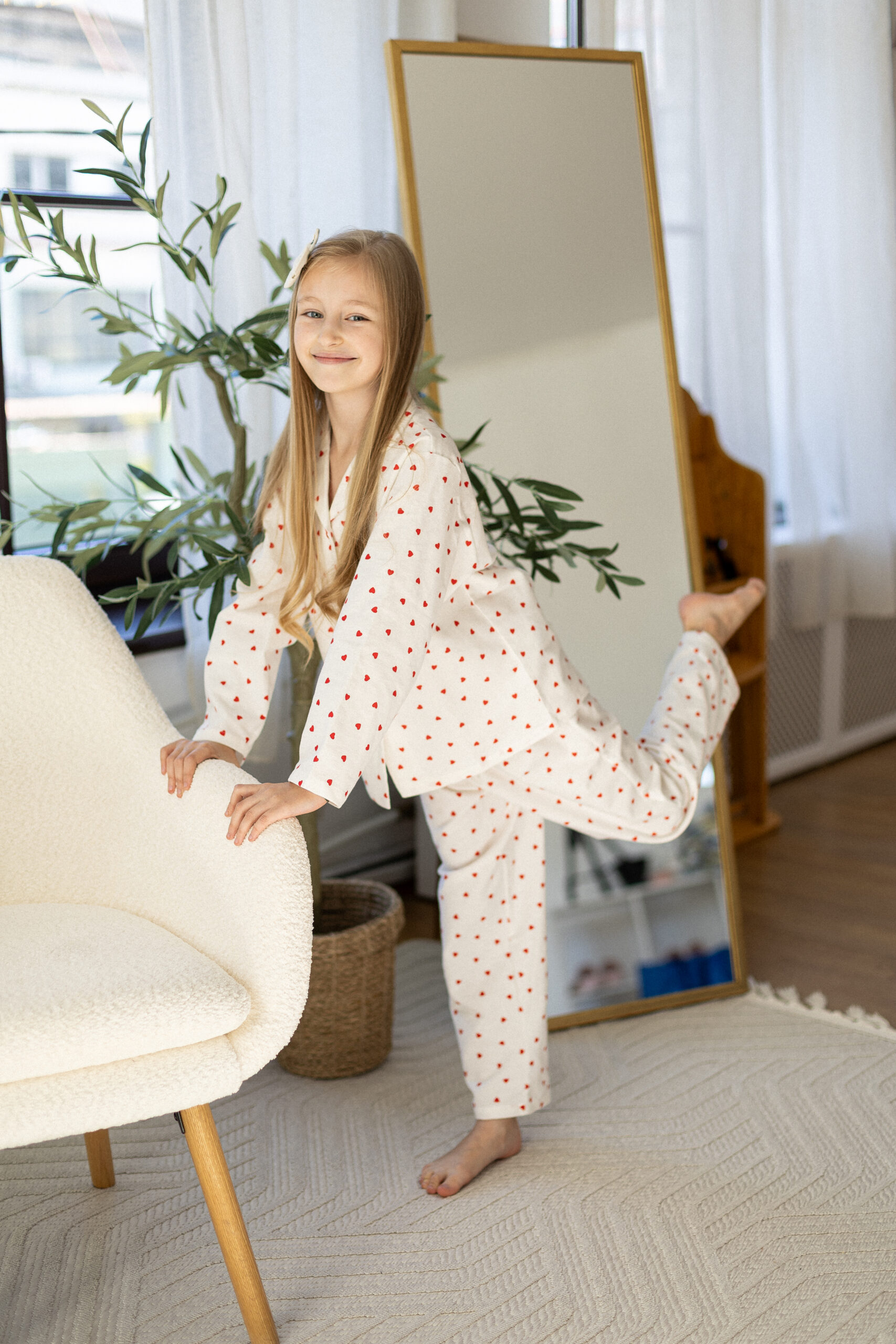 Red Hearts Kids’ Pyjama Set